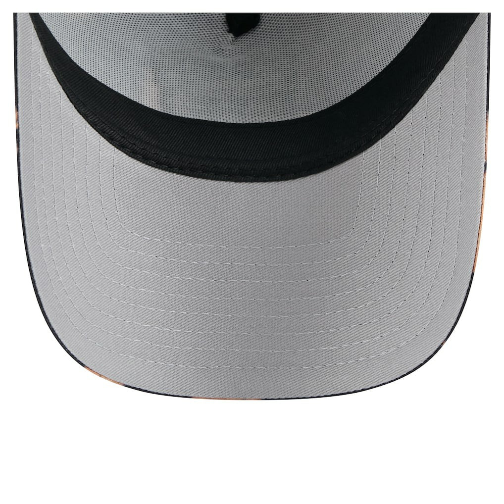 Cleveland Browns New Era Bleached A-Frame 9FORTY Trucker Adjustable Hat Black | NFL