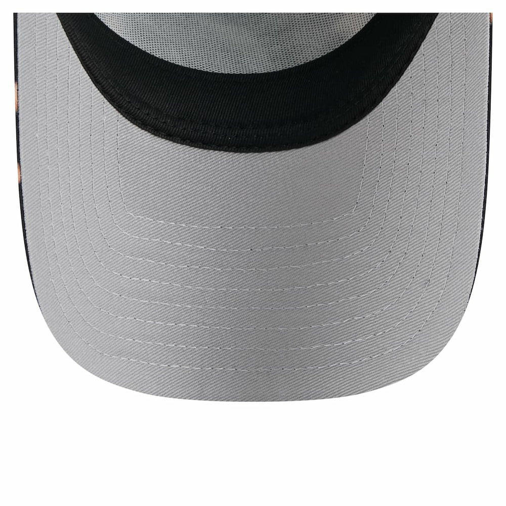 Miami Dolphins New Era Bleached 9FORTY A-Frame Adjustable Hat Black | NFL