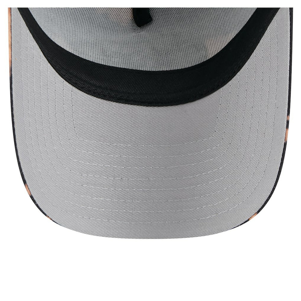Kansas City Chiefs New Era Bleached 9FORTY A-Frame Adjustable Hat Black | NFL