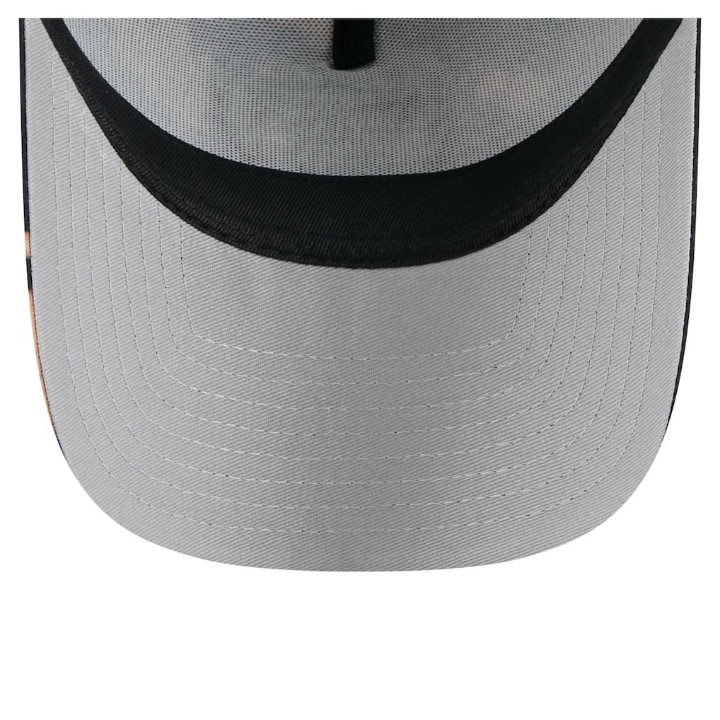 Las Vegas Raiders New Era Bleached 9FORTY A-Frame Adjustable Hat Black | NFL