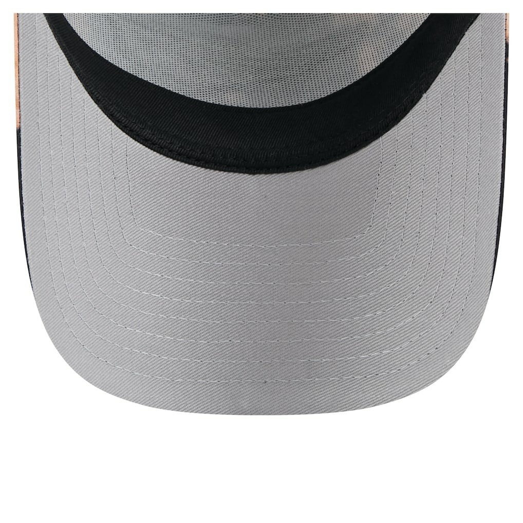 New England Patriots New Era Bleached 9FORTY A-Frame Adjustable Hat Black | NFL