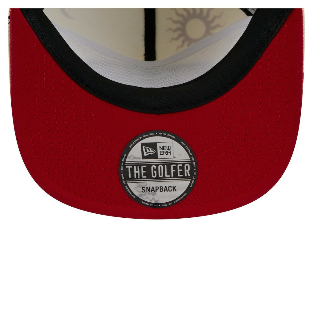 San Francisco 49ers New Era Celestial Golfer Snapback Hat Cream | NFL