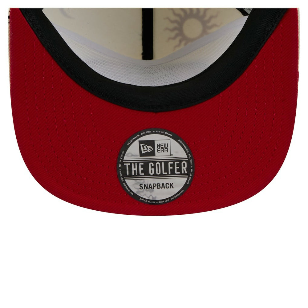 San Francisco 49ers New Era Celestial Golfer Snapback Hat Cream | NFL
