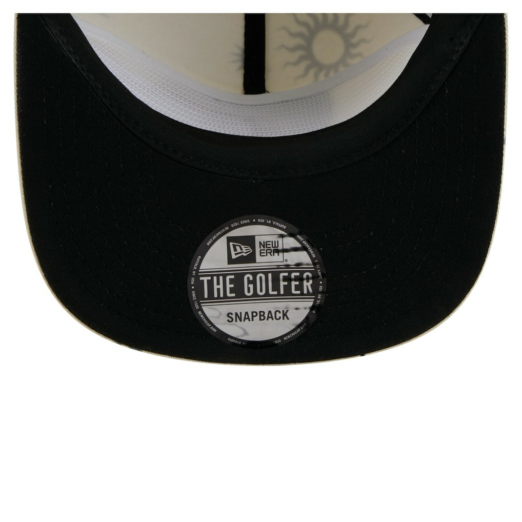 Las Vegas Raiders New Era Celestial Golfer Snapback Hat Cream | NFL