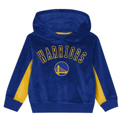 Golden State Warriors Outerstuff Preschool Velour Hoodie Royal - NBA
