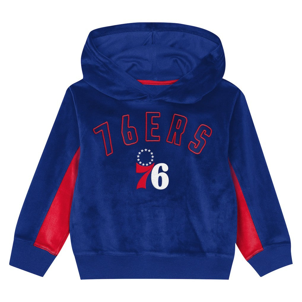 Philadelphia 76ers Outerstuff Preschool Velour Hoodie Royal - NBA