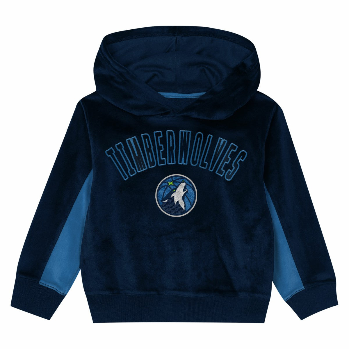 Minnesota Timberwolves Outerstuff Preschool Velour Hoodie Navy - NBA