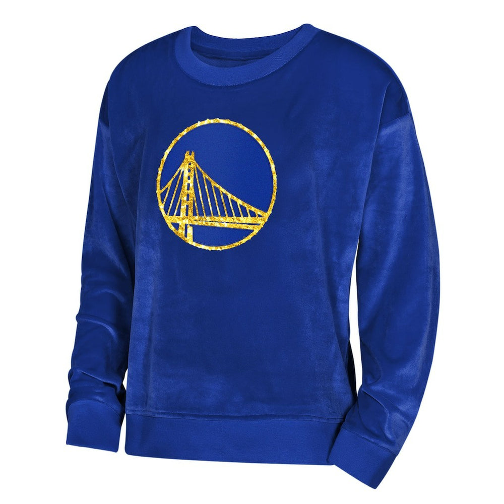 Golden State Warriors Outerstuff Youth Girls Step Back Sweatshirt Royal - NBA