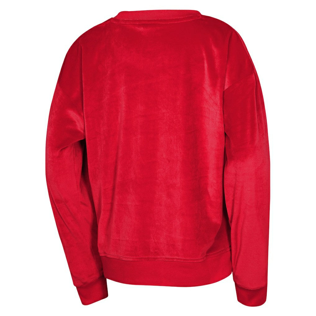 Chicago Bulls Outerstuff Youth Girls Step Back Sweatshirt Red - NBA