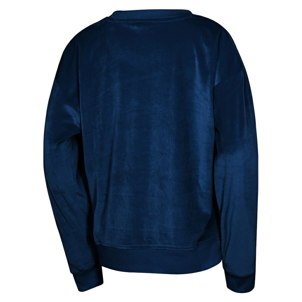 Denver Nuggets Outerstuff Youth Girls Step Back Sweatshirt Navy - NBA