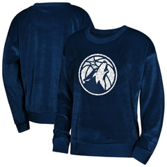 Minnesota Timberwolves Outerstuff Youth Girls Step Back Sweatshirt Navy - NBA