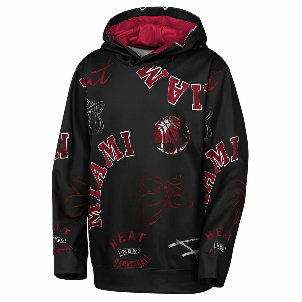 Miami Heat Outerstuff Youth Moving Violation Hoodie Black - NBA