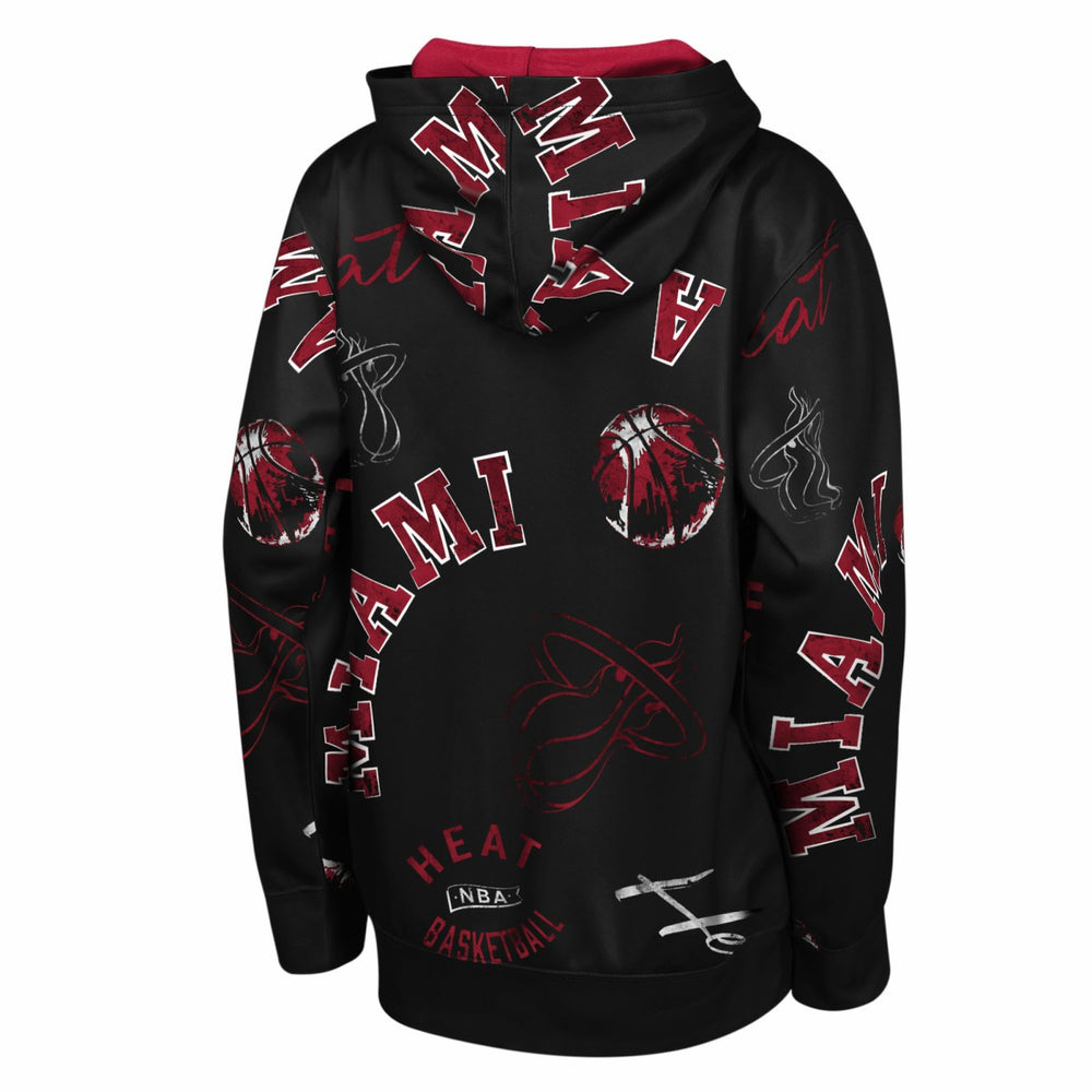 Miami Heat Outerstuff Youth Moving Violation Hoodie Black - NBA