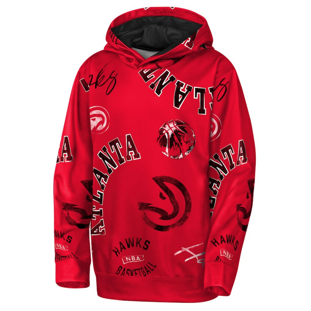 Atlanta Hawks Outerstuff Youth Moving Violation Hoodie Red - NBA