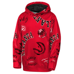 Atlanta Hawks Outerstuff Youth Moving Violation Hoodie Red - NBA