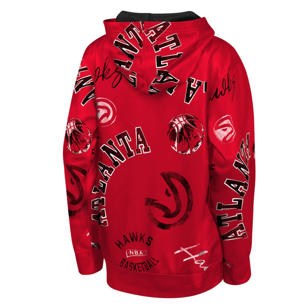 Atlanta Hawks Outerstuff Youth Moving Violation Hoodie Red - NBA