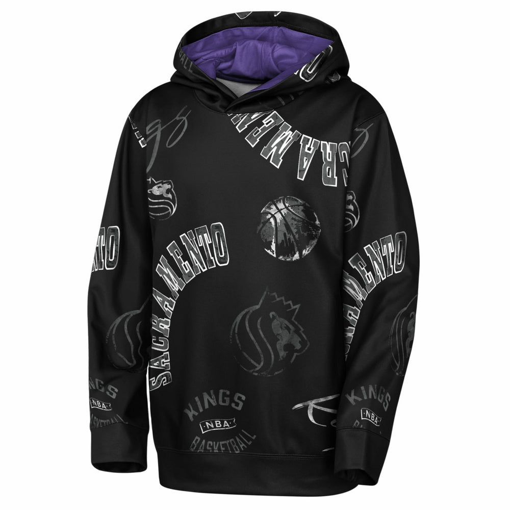 Sacramento Kings Outerstuff Youth Moving Violation Hoodie Black - NBA