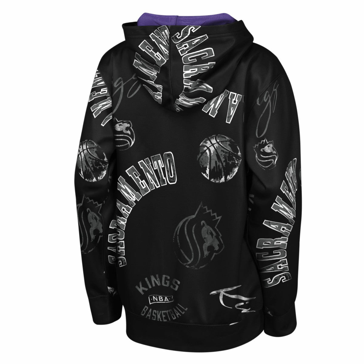 Sacramento Kings Outerstuff Youth Moving Violation Hoodie Black - NBA