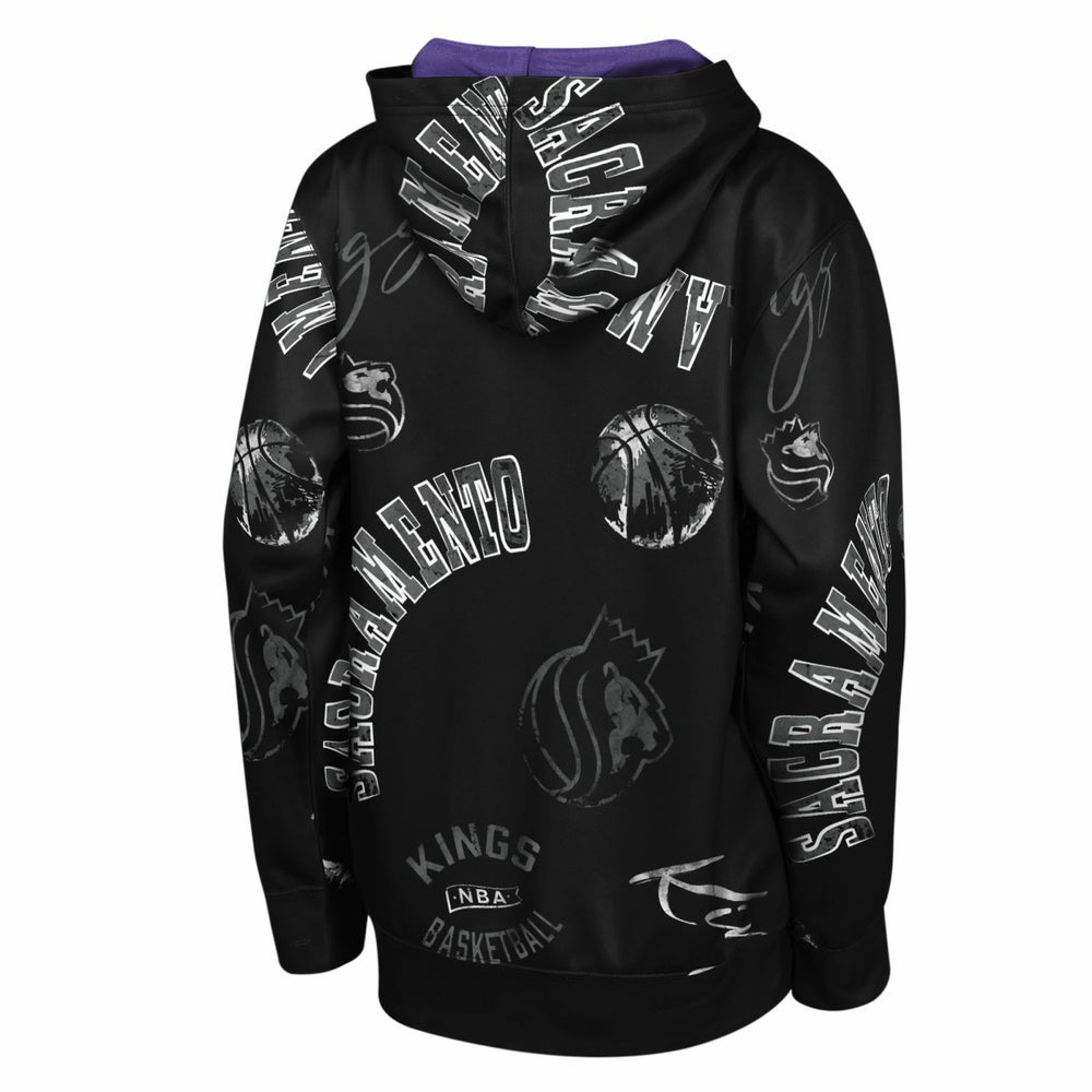 Sacramento Kings Outerstuff Youth Moving Violation Hoodie Black - NBA