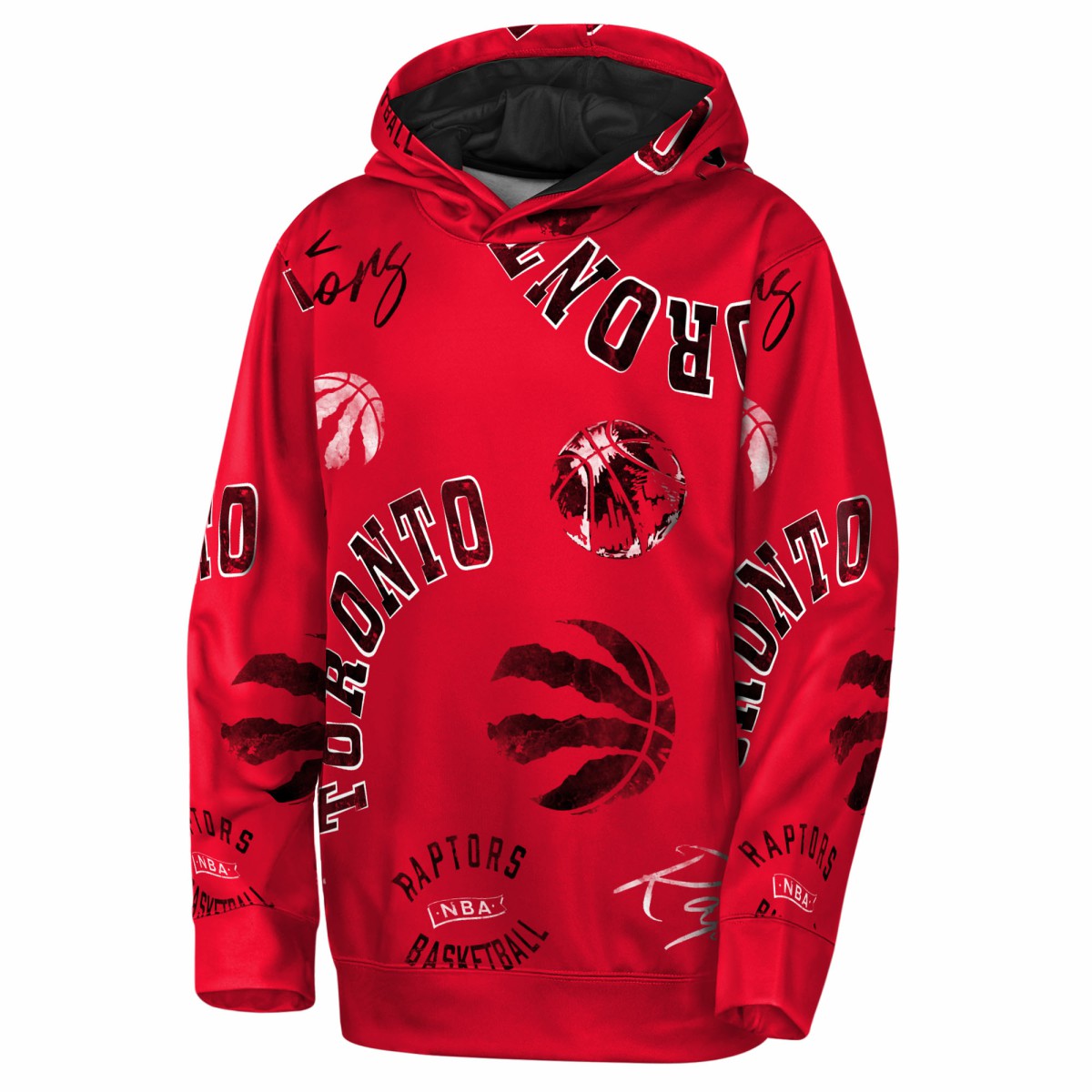 Toronto Raptors Outerstuff Youth Moving Violation Hoodie Red - NBA