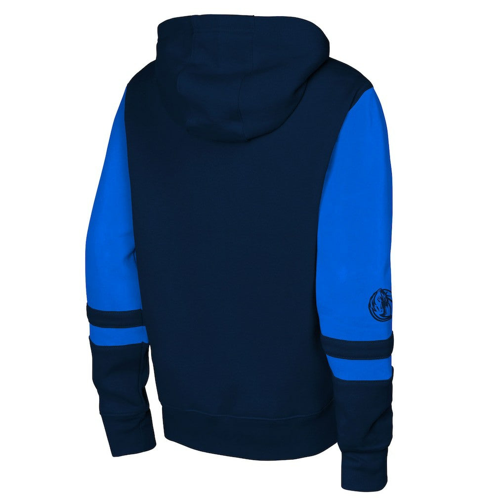 Dallas Mavericks Outerstuff Youth Straight to the League Full-Zip Hoodie Navy - NBA