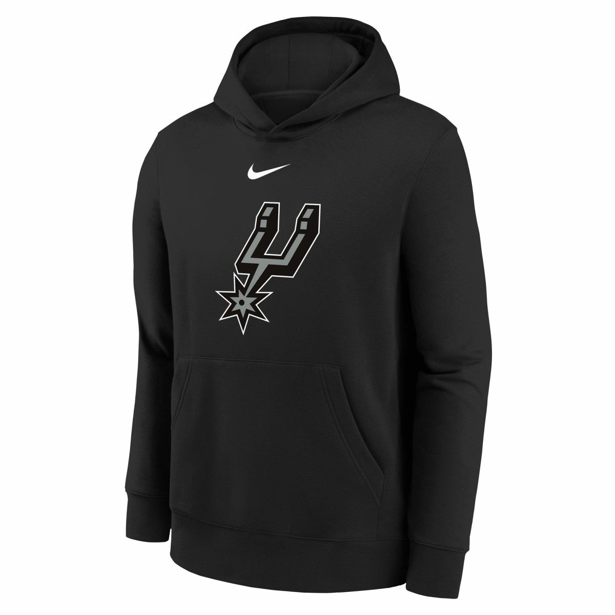 San Antonio Spurs Youth 2025/26 Club Fleece Hoodie Black - NBA