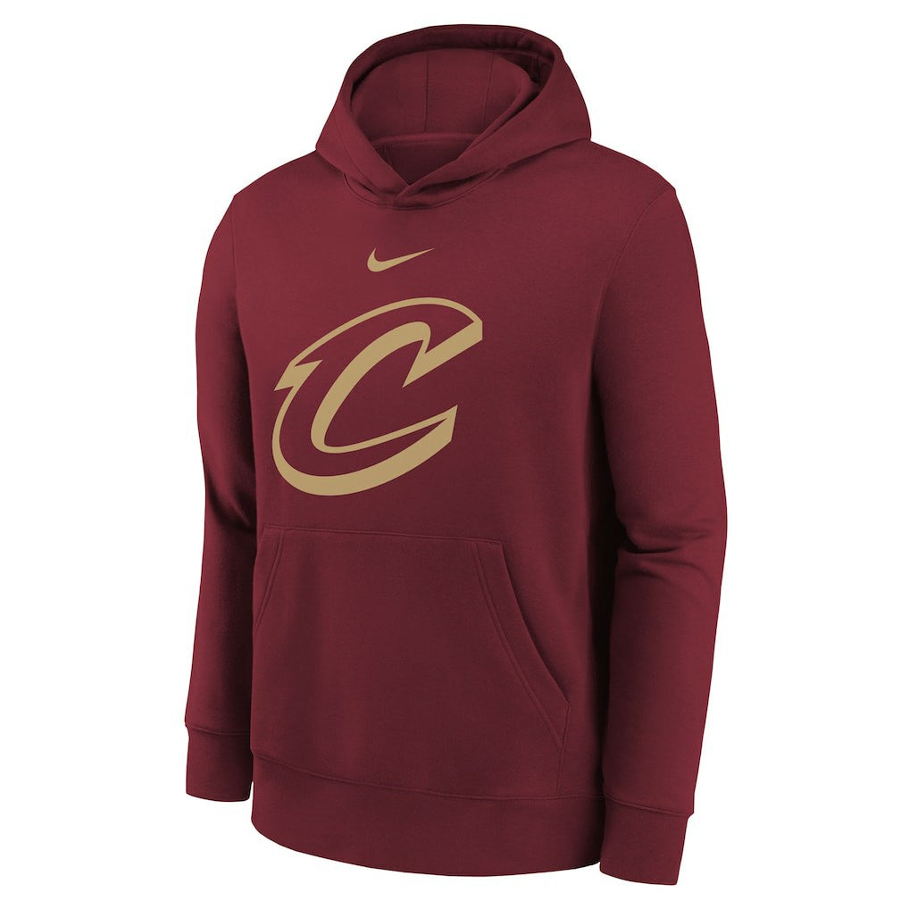 Cleveland Cavaliers Youth 2025/26 Club Fleece Hoodie Wine - NBA