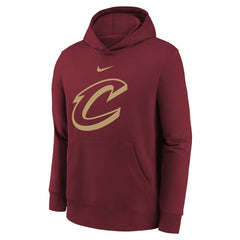 Cleveland Cavaliers Youth 2025/26 Club Fleece Hoodie Wine - NBA