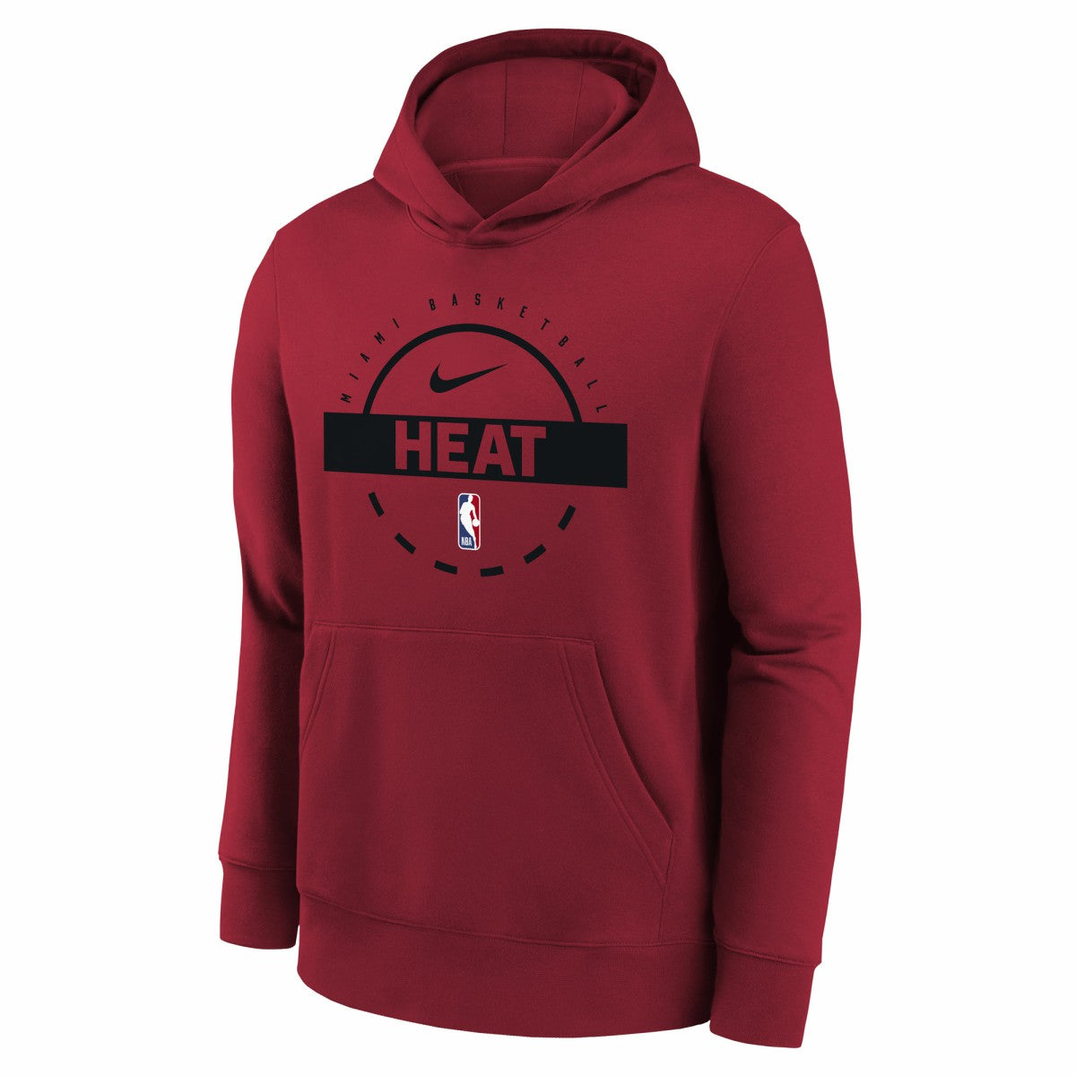 Miami Heat Youth 2025/26 Club Fleece Practice Hoodie Red - NBA