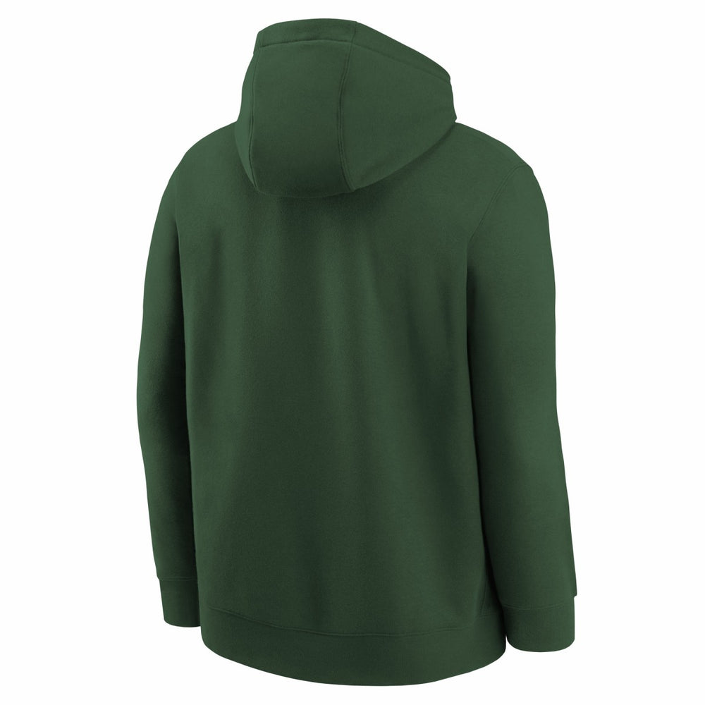 Milwaukee Bucks Youth 2025/26 Club Fleece Practice Hoodie Hunter Green - NBA