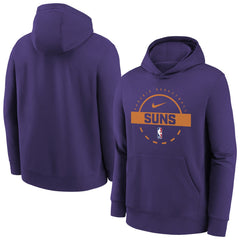 Phoenix Suns Youth 2025/26 Club Fleece Practice Hoodie Purple - NBA