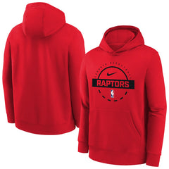 Toronto Raptors Youth 2025/26 Club Fleece Practice Hoodie Red - NBA