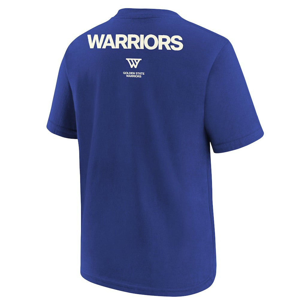 Golden State Warriors Jordan Brand Youth Courtside Statement 85 T-Shirt Blue - NBA