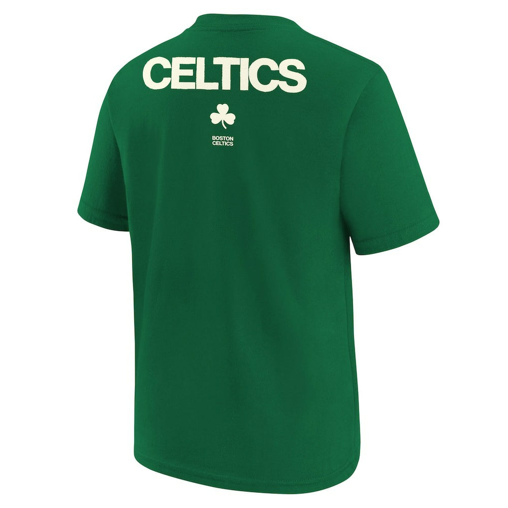 Boston Celtics Jordan Brand Youth Courtside Statement 85 T-Shirt Kelly Green - NBA