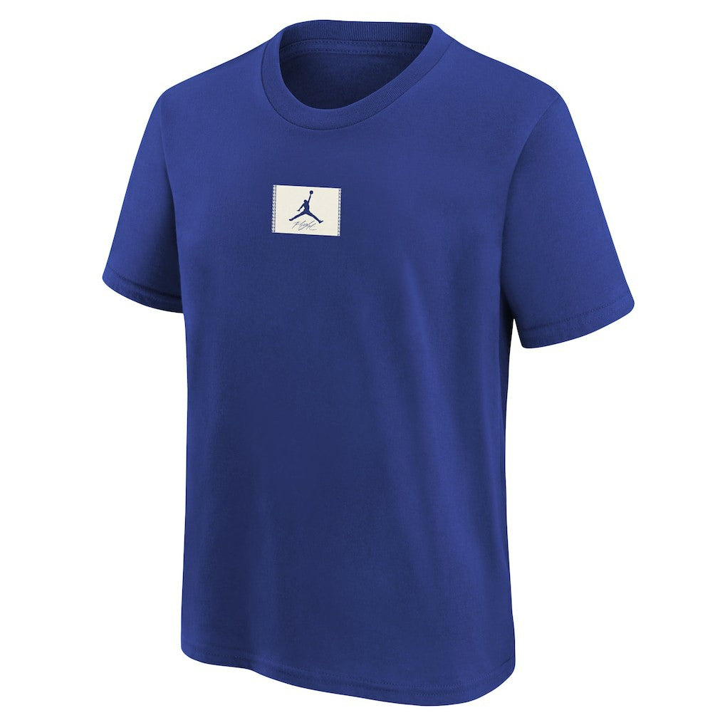 New York Knicks Jordan Brand Youth Courtside Statement 85 T-Shirt Royal - NBA