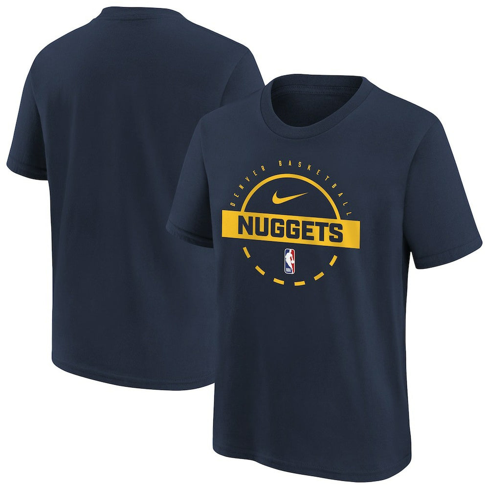 Denver Nuggets Youth Practice T-Shirt Navy - NBA