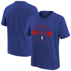 Philadelphia 76ers Youth Practice T-Shirt Royal - NBA