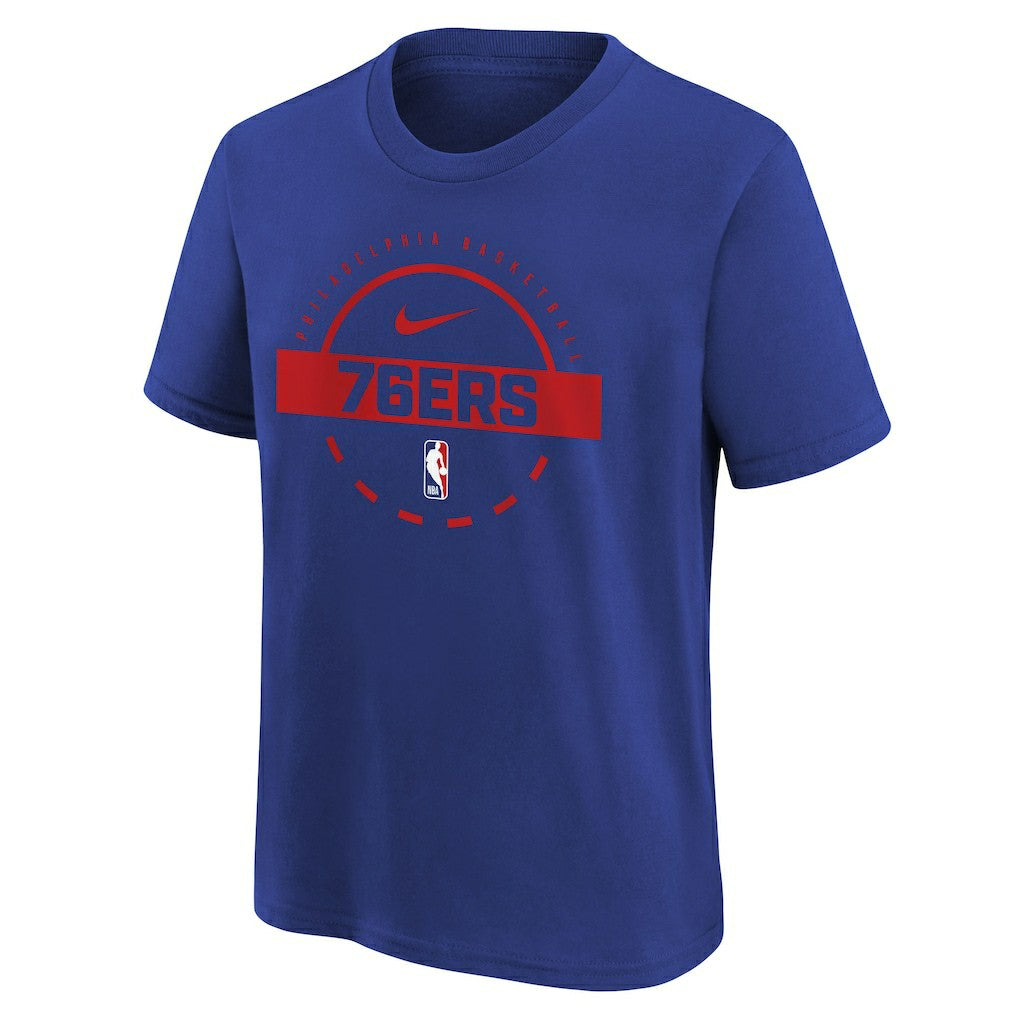 Philadelphia 76ers Youth Practice T-Shirt Royal - NBA