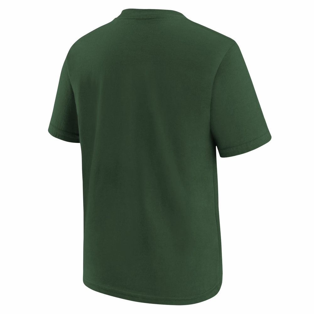 Milwaukee Bucks Youth Practice T-Shirt Hunter Green - NBA
