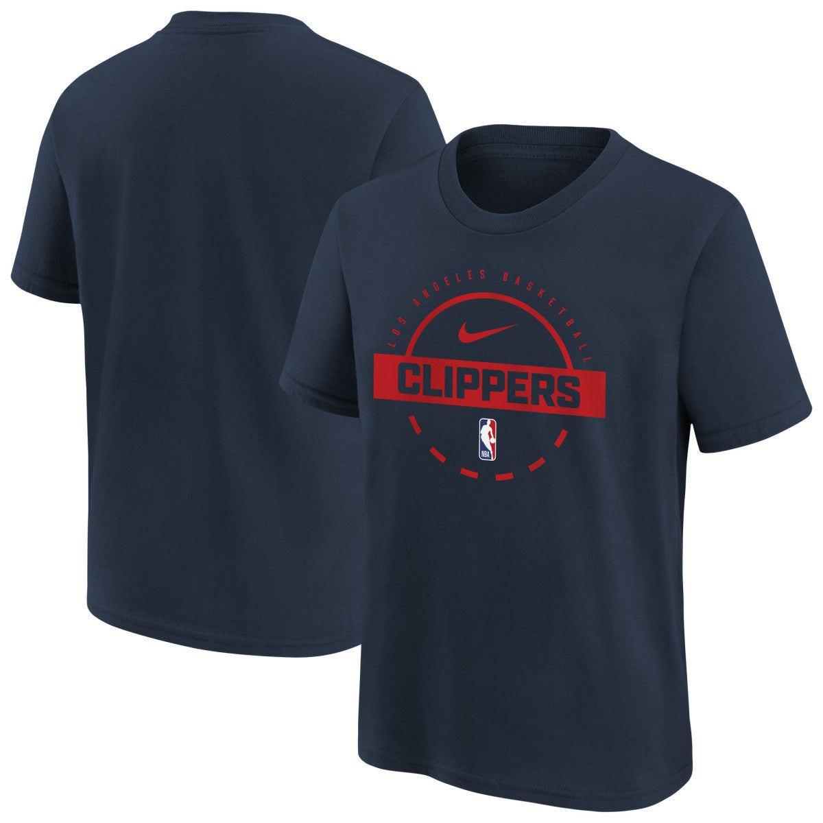 LA Clippers Youth Practice T-Shirt Navy - NBA