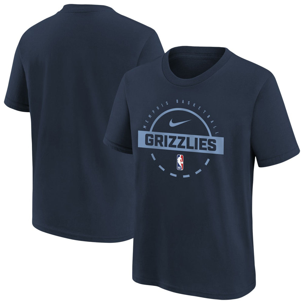 Memphis Grizzlies Youth Practice T-Shirt Navy - NBA