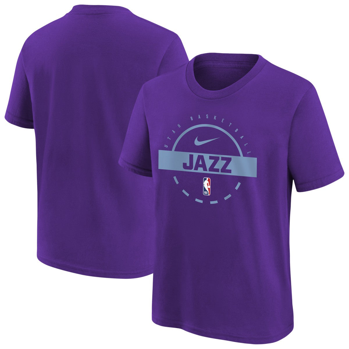 Utah Jazz Youth Practice T-Shirt Purple - NBA