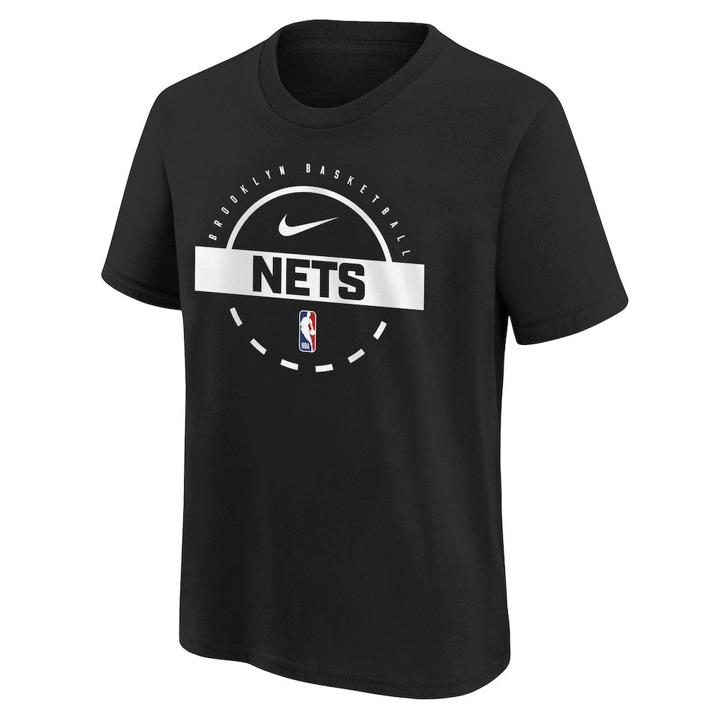 Brooklyn Nets Youth Practice T-Shirt Black - NBA
