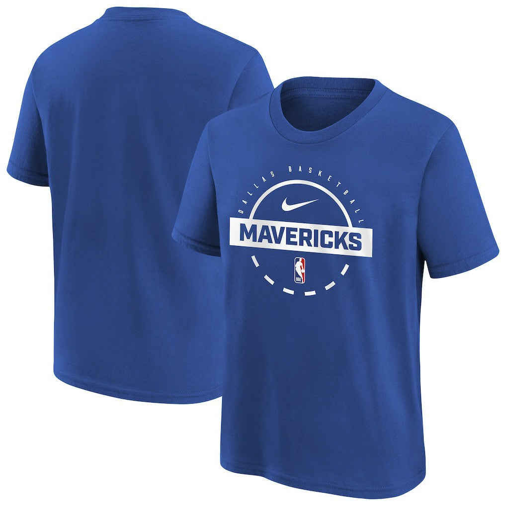 Dallas Mavericks Youth Practice T-Shirt Blue - NBA