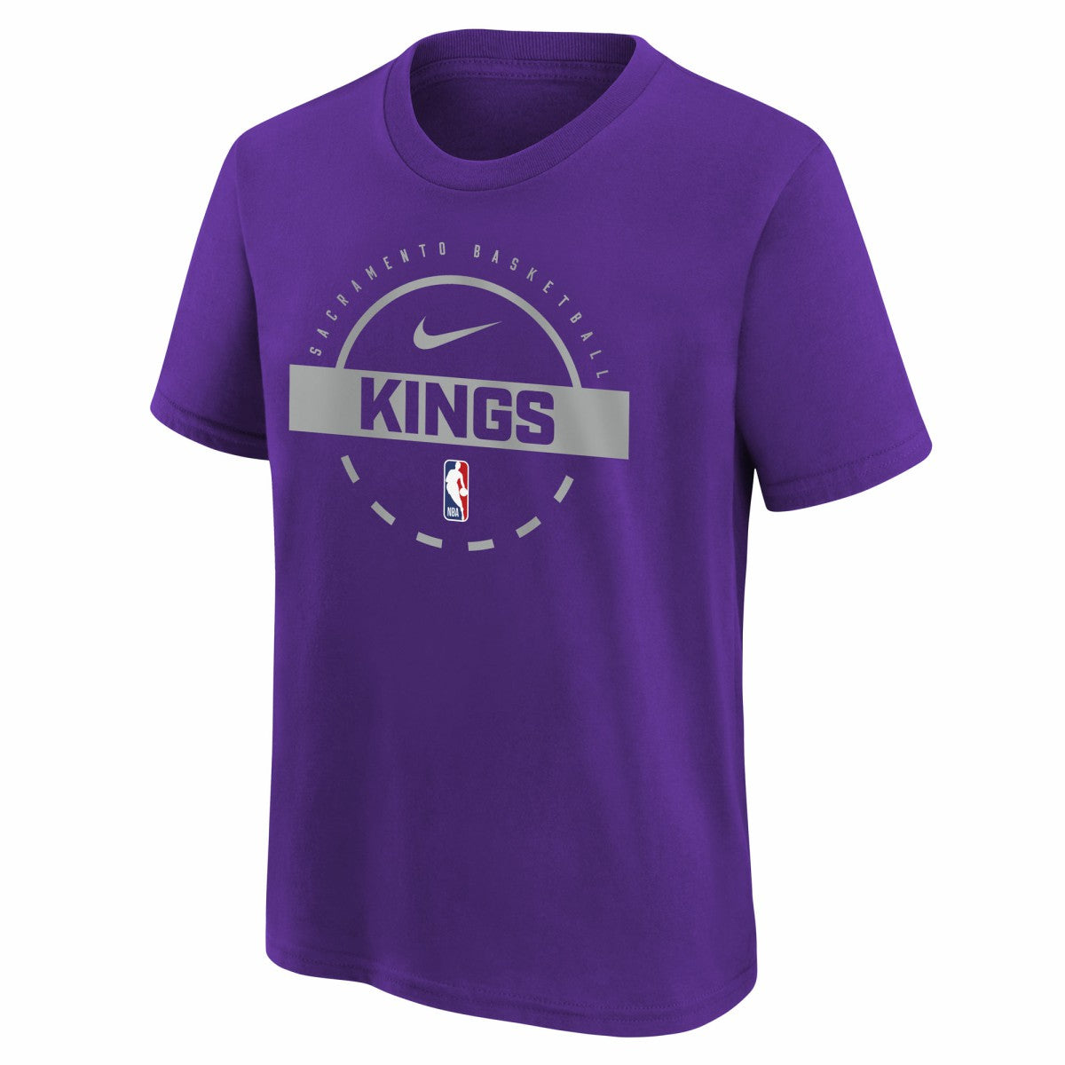 Sacramento Kings Youth Practice T-Shirt Purple - NBA