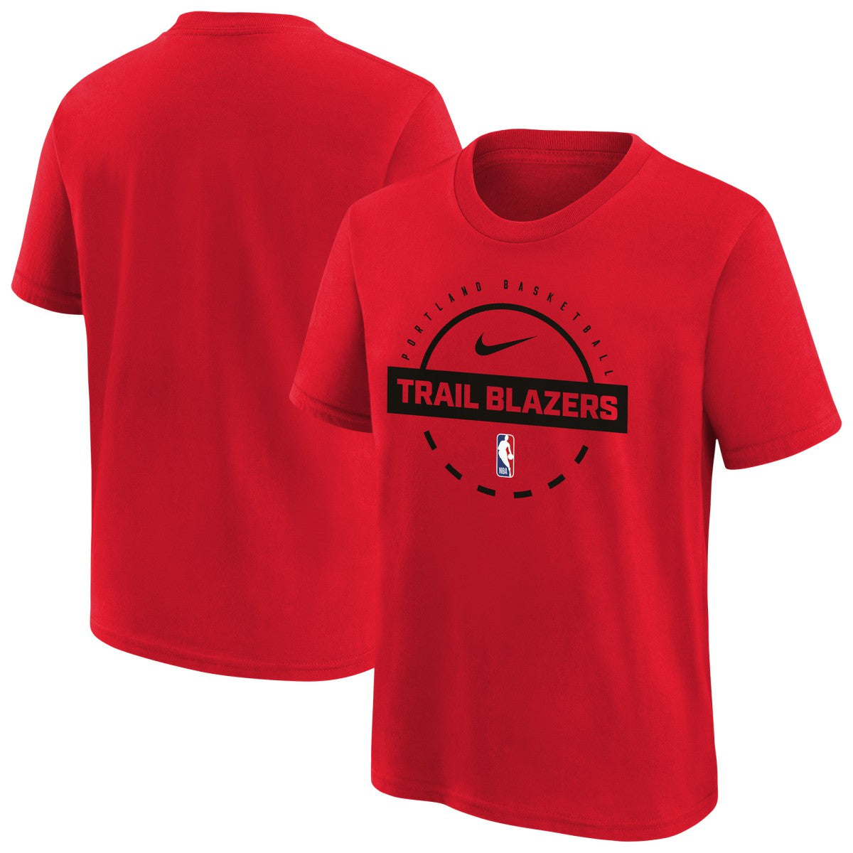 Portland Trail Blazers Youth Practice T-Shirt Red - NBA
