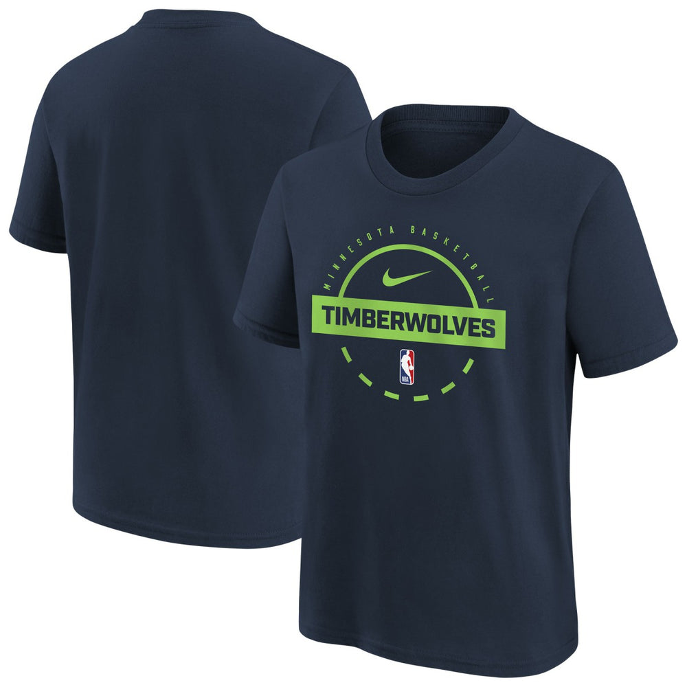 Minnesota Timberwolves Youth Practice T-Shirt Navy - NBA