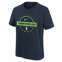 Minnesota Timberwolves Youth Practice T-Shirt Navy - NBA