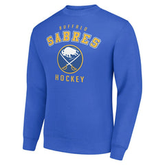 Buffalo Sabres Men's Starter Team Logo Fleece Pullover Sweatshirt - Royal - NHL