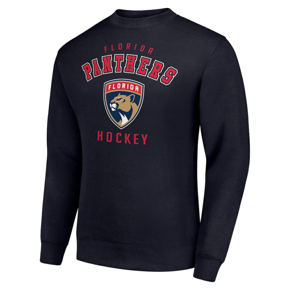 Florida Panthers Men's Starter Team Logo Fleece Pullover Sweatshirt - Navy - NHL